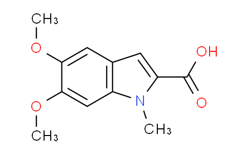 CAS No. 380607-13-6, 5,6-Dimethoxy-1-methyl-1H-indole-2-carboxylic acid