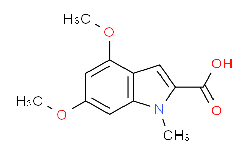 CAS No. 319906-50-8, 4,6-Dimethoxy-1-methyl-1H-indole-2-carboxylic acid