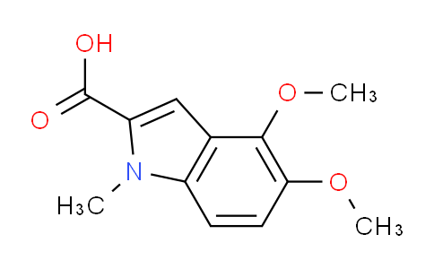 CAS No. 858756-82-8, 4,5-Dimethoxy-1-methyl-1H-indole-2-carboxylic acid