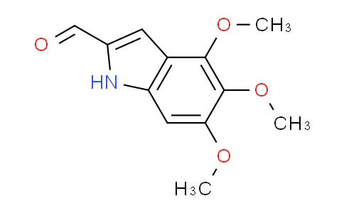 CAS No. 1779130-25-4, 4,5,6-Trimethoxy-1H-indole-2-carbaldehyde