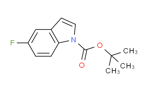 CAS No. 129822-47-5, tert-Butyl 5-fluoro-1H-indole-1-carboxylate
