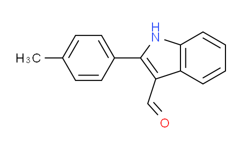 CAS No. 68945-00-6, 2-(p-Tolyl)-1H-indole-3-carbaldehyde