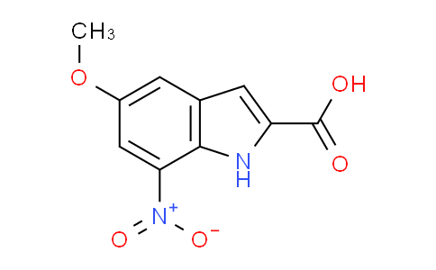 CAS No. 13838-45-4, 5-Methoxy-7-nitro-1H-indole-2-carboxylic acid