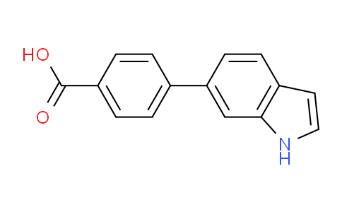 CAS No. 406232-66-4, 4-(1H-Indol-6-yl)benzoic acid