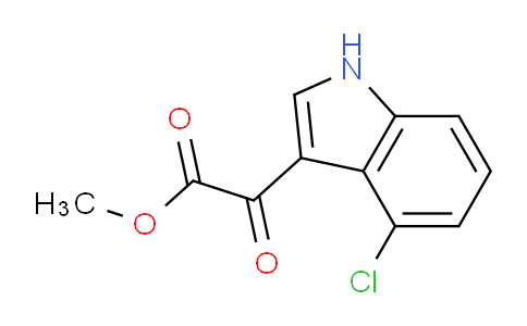 CAS No. 425640-07-9, Methyl 2-(4-chloro-1H-indol-3-yl)-2-oxoacetate