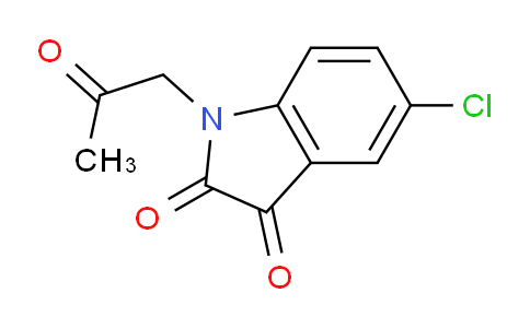 CAS No. 79552-56-0, 5-Chloro-1-(2-oxopropyl)indoline-2,3-dione