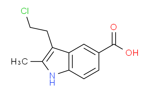 CAS No. 889953-68-8, 3-(2-Chloroethyl)-2-methyl-1H-indole-5-carboxylic acid