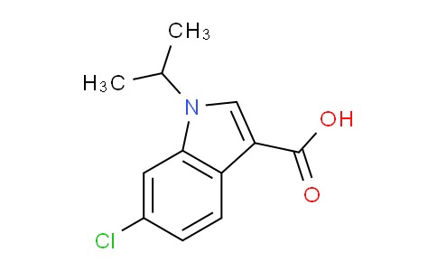 CAS No. 676477-12-6, 6-Chloro-1-isopropyl-1H-indole-3-carboxylic acid