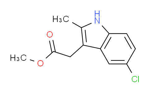 CAS No. 172595-66-3, Methyl 2-(5-chloro-2-methyl-1H-indol-3-yl)acetate