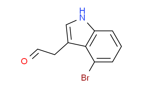 CAS No. 1370699-77-6, 2-(4-Bromo-1H-indol-3-yl)acetaldehyde