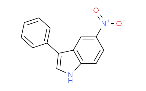 CAS No. 14182-35-5, 5-Nitro-3-phenyl-1H-indole