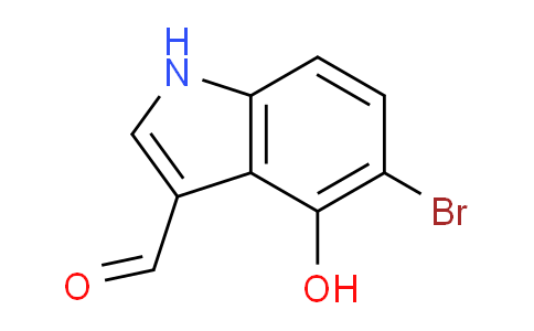 CAS No. 404887-97-4, 5-Bromo-4-hydroxy-1H-indole-3-carbaldehyde