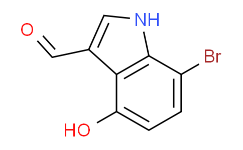 CAS No. 404887-98-5, 7-Bromo-4-hydroxy-1H-indole-3-carbaldehyde