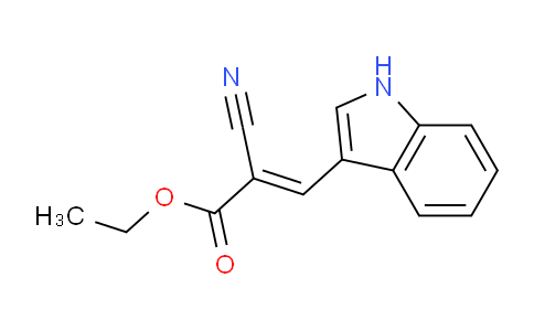 CAS No. 62309-96-0, (E)-Ethyl 2-cyano-3-(1H-indol-3-yl)acrylate