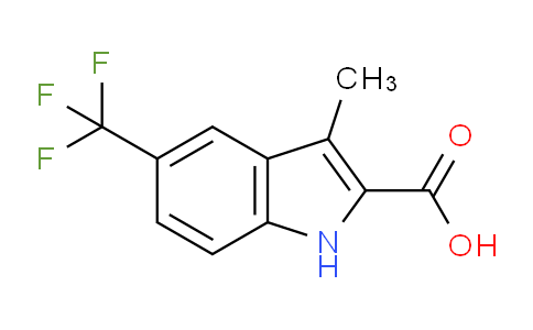 CAS No. 854531-37-6, 3-Methyl-5-(trifluoromethyl)-1H-indole-2-carboxylic acid