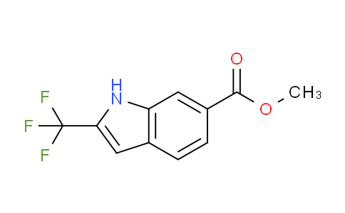 CAS No. 1638768-68-9, Methyl 2-(trifluoromethyl)-1H-indole-6-carboxylate