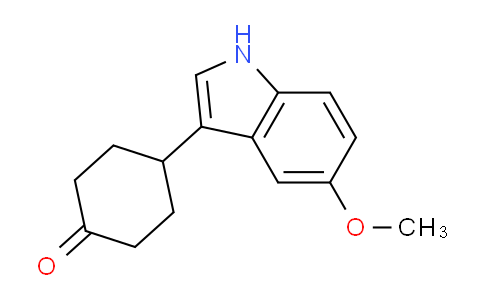 CAS No. 185383-65-7, 4-(5-Methoxy-1H-indol-3-yl)cyclohexanone