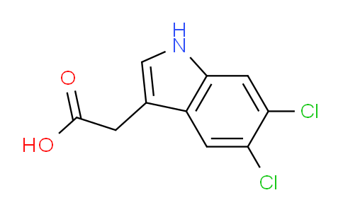 CAS No. 98640-00-7, 2-(5,6-Dichloro-1H-indol-3-yl)acetic acid