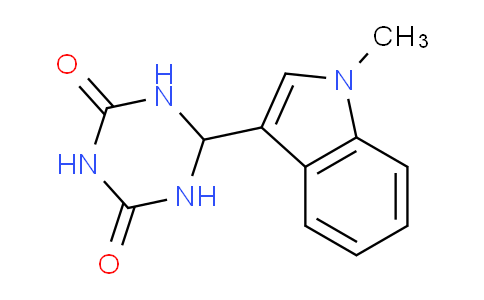 CAS No. 197447-99-7, 6-(1-Methyl-1H-indol-3-yl)-1,3,5-triazinane-2,4-dione