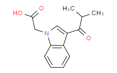 CAS No. 797775-86-1, 2-(3-Isobutyryl-1H-indol-1-yl)acetic acid