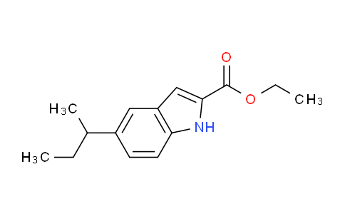 CAS No. 881041-18-5, Ethyl 5-sec-butyl-1h-indole-2-carboxylate