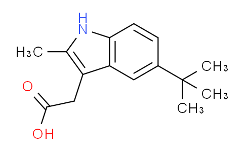 CAS No. 383131-81-5, 2-(5-(tert-Butyl)-2-methyl-1H-indol-3-yl)acetic acid