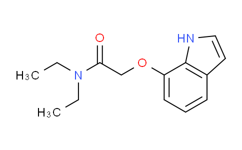 CAS No. 244081-34-3, 2-((1H-Indol-7-yl)oxy)-N,N-diethylacetamide