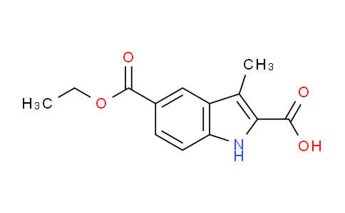 CAS No. 1312690-33-7, 5-(Ethoxycarbonyl)-3-methyl-1H-indole-2-carboxylic acid