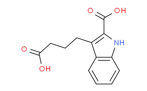 CAS No. 31529-29-0, 3-(3-Carboxypropyl)-1H-indole-2-carboxylic acid