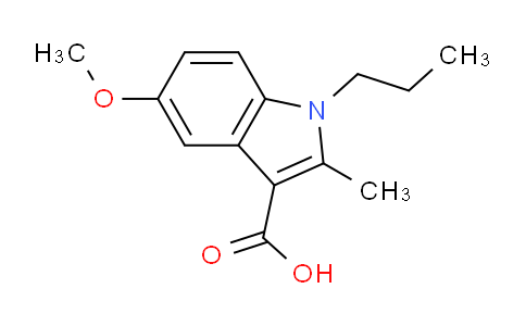 CAS No. 17826-24-3, 5-Methoxy-2-methyl-1-propyl-1H-indole-3-carboxylic acid