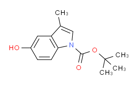 CAS No. 879093-14-8, tert-Butyl 5-hydroxy-3-methyl-1H-indole-1-carboxylate