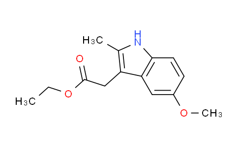 CAS No. 17536-38-8, Ethyl 2-(5-methoxy-2-methyl-1H-indol-3-yl)acetate
