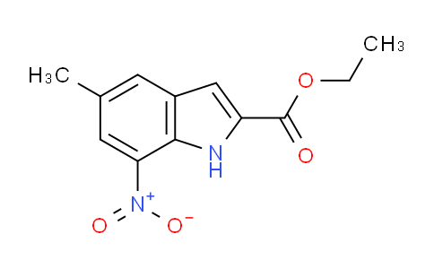 CAS No. 91559-46-5, Ethyl 5-methyl-7-nitro-1H-indole-2-carboxylate
