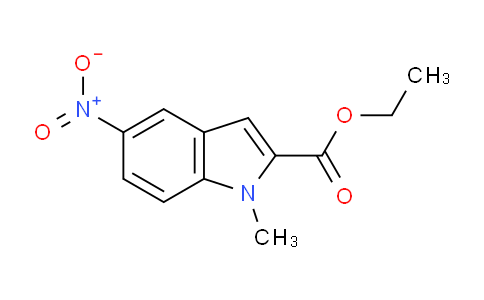 CAS No. 71056-57-0, Ethyl 1-methyl-5-nitro-1H-indole-2-carboxylate