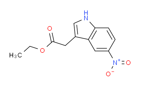 CAS No. 6970-51-0, Ethyl 2-(5-nitro-1H-indol-3-yl)acetate