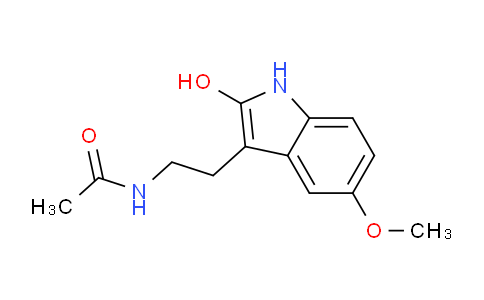 CAS No. 229018-17-1, N-(2-(2-Hydroxy-5-methoxy-1H-indol-3-yl)ethyl)acetamide