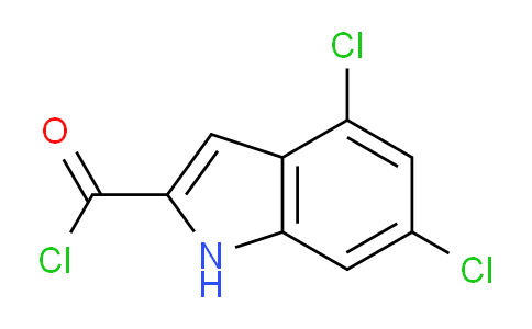 CAS No. 306937-25-7, 4,6-Dichloro-1H-indole-2-carbonyl chloride