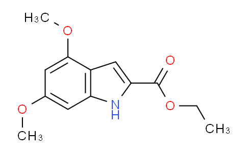 CAS No. 127220-99-9, Ethyl 4,6-dimethoxy-1H-indole-2-carboxylate