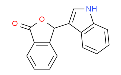 CAS No. 6936-87-4, 3-(1H-Indol-3-yl)isobenzofuran-1(3H)-one
