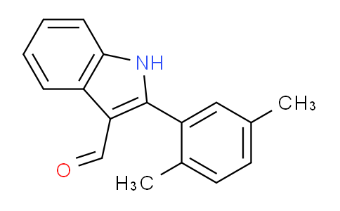 CAS No. 590391-00-7, 2-(2,5-Dimethylphenyl)-1H-indole-3-carbaldehyde