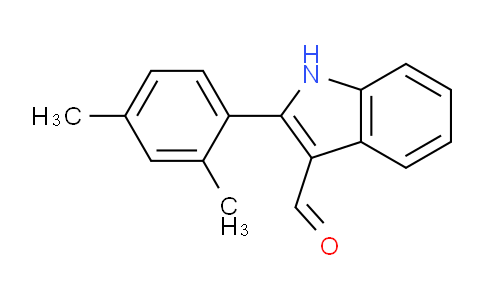 CAS No. 590390-99-1, 2-(2,4-Dimethylphenyl)-1H-indole-3-carbaldehyde