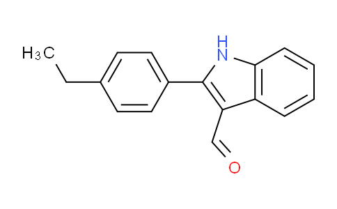 CAS No. 590391-03-0, 2-(4-Ethylphenyl)-1H-indole-3-carbaldehyde