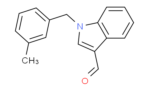 CAS No. 428470-09-1, 1-(3-Methylbenzyl)-1H-indole-3-carbaldehyde