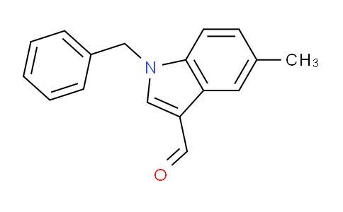 CAS No. 1134334-45-4, 1-Benzyl-5-methyl-1H-indole-3-carbaldehyde