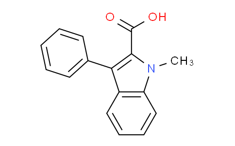 CAS No. 91606-00-7, 1-Methyl-3-phenyl-1H-indole-2-carboxylic acid