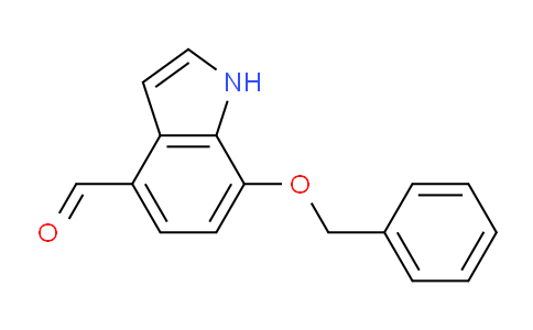 CAS No. 84639-90-7, 7-(Benzyloxy)-1H-indole-4-carbaldehyde