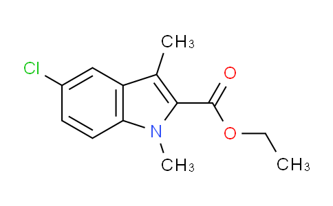 CAS No. 1134334-77-2, Ethyl 5-chloro-1,3-dimethyl-1H-indole-2-carboxylate