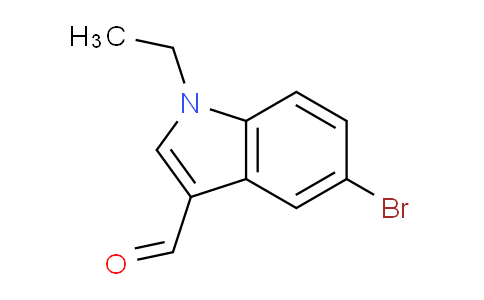 CAS No. 593235-94-0, 5-Bromo-1-ethyl-1H-indole-3-carbaldehyde