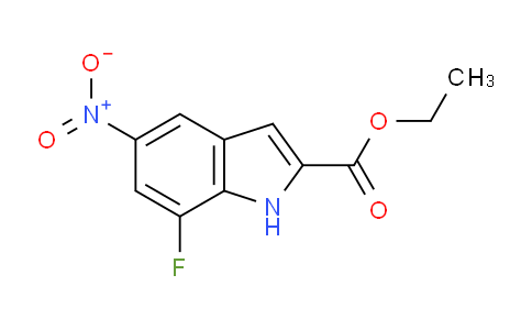 CAS No. 1167055-36-8, Ethyl 7-fluoro-5-nitro-1H-indole-2-carboxylate