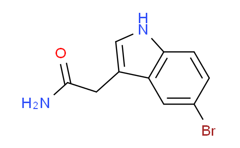 CAS No. 196081-79-5, 2-(5-Bromo-1H-indol-3-yl)acetamide
